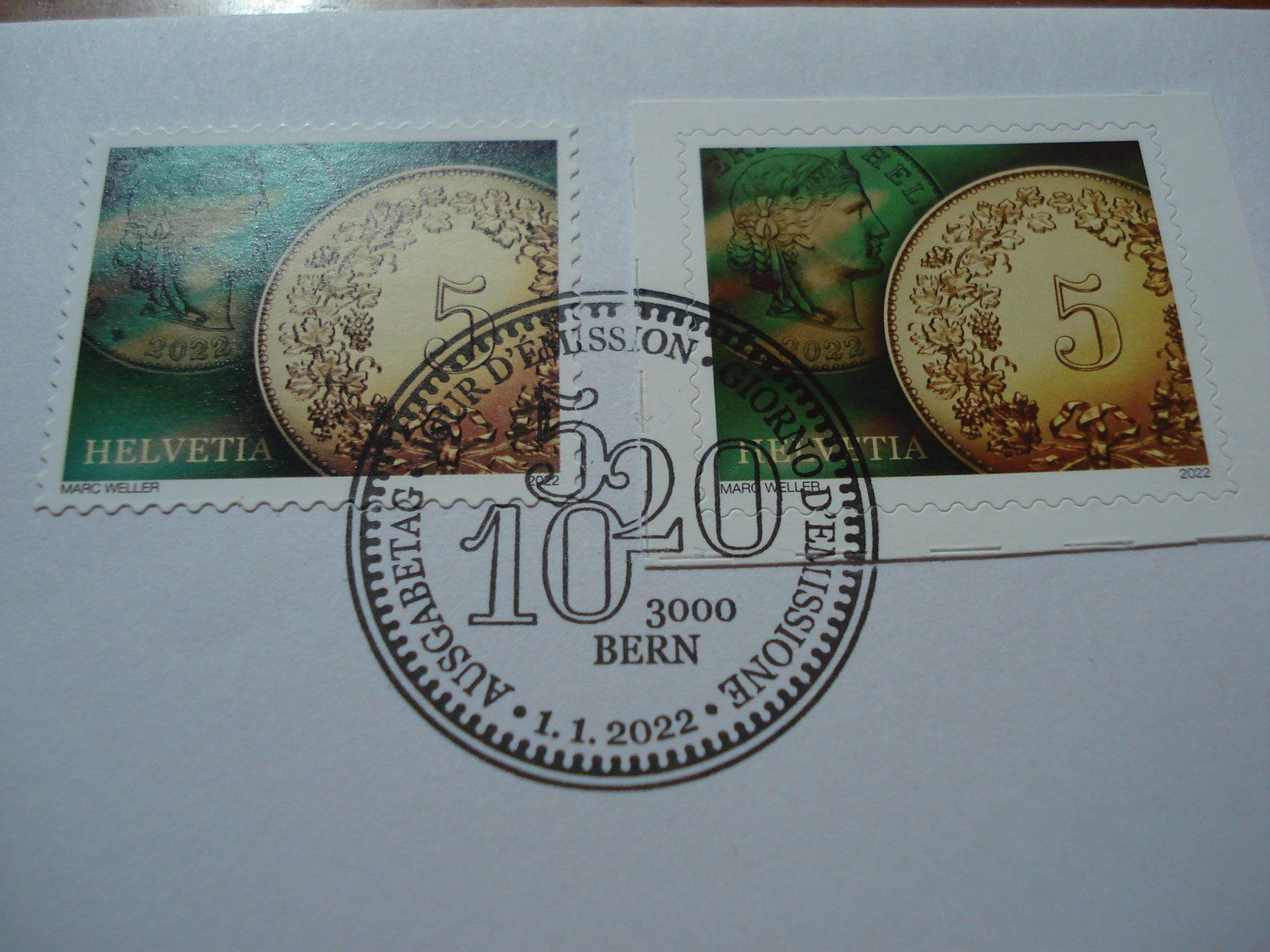 Alle Briefmarken: Spezieller FDC 5 Rp Marke 2022 – Gebraucht aus Niederwil AG von morostahu 2