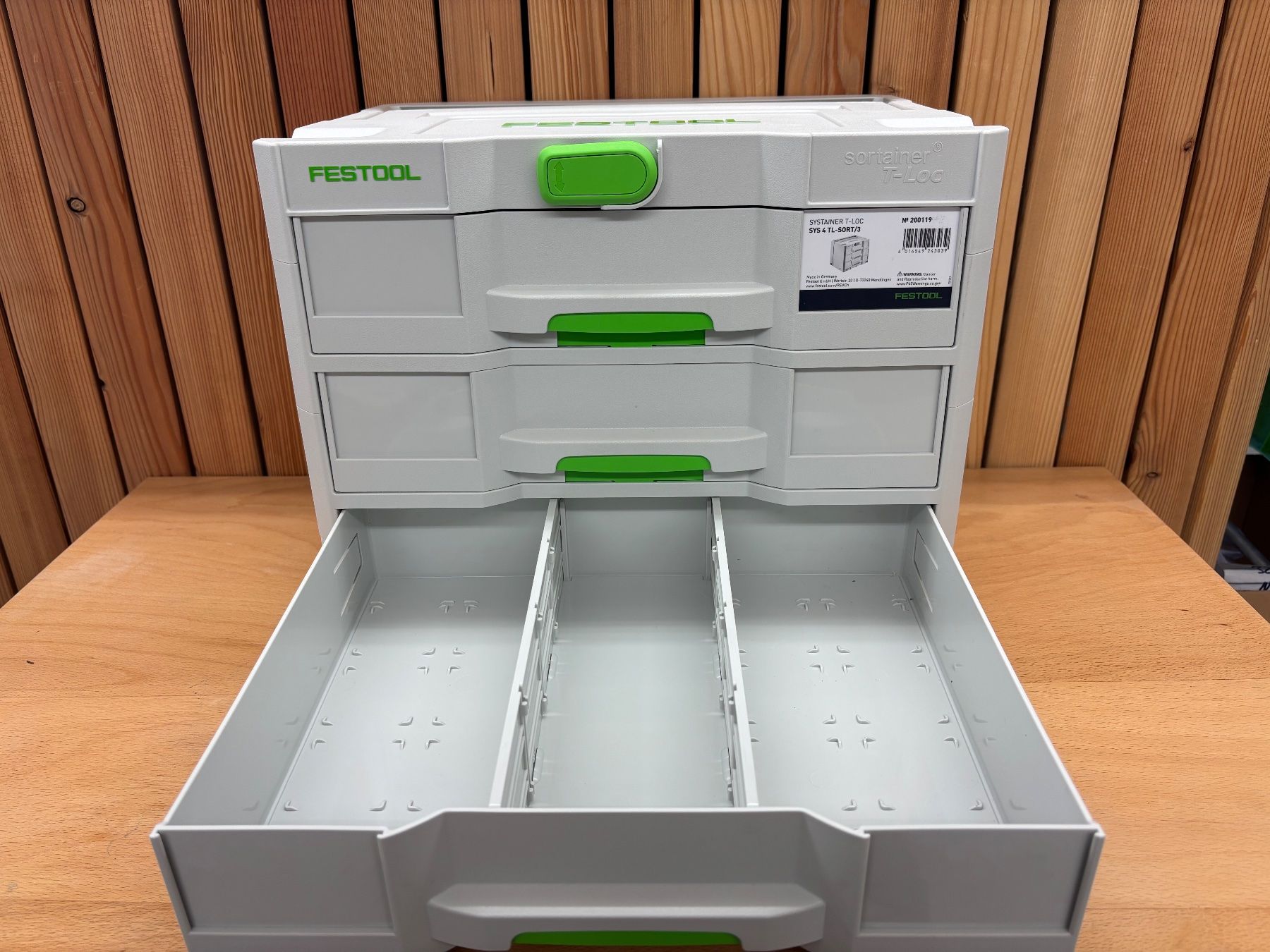 Festool Tutti gli attrezzi: FESTOOL Systainer SYS 4 TL-SORT/3 Schubladen Neuwertig – Nuovo (secondo la descrizione) da Winterthur venduto da ReUse_Baumarkt 3