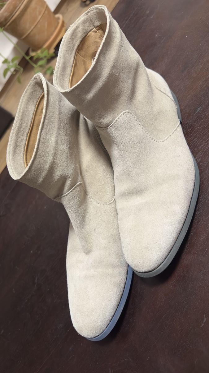 Scarpe da uomo: Wildleder Navyboot Herren Schuhe 44 – Nuovo (secondo la descrizione) da Muri AG venduto da Domenicob1 2