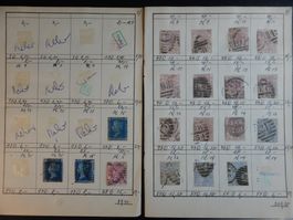 Grossbritannien Lot mit alten Werten Kat. 2'500 Euro
