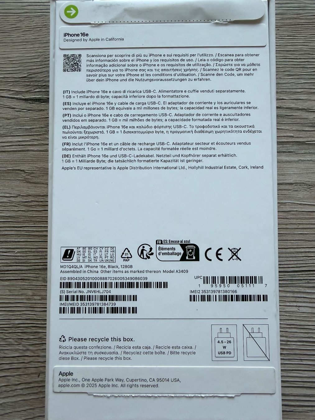 Apple Telefoni cellulari / Smartphones: iPhone 16e – Usato da Rupperswil venduto da mini_neostream 2