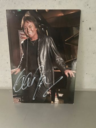 Autogrammkarte von Chris Norman (Smokie) von 2012