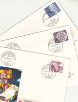 SBK 609 - 611 Papieränderung 1978 FDC mit Ortsstempel