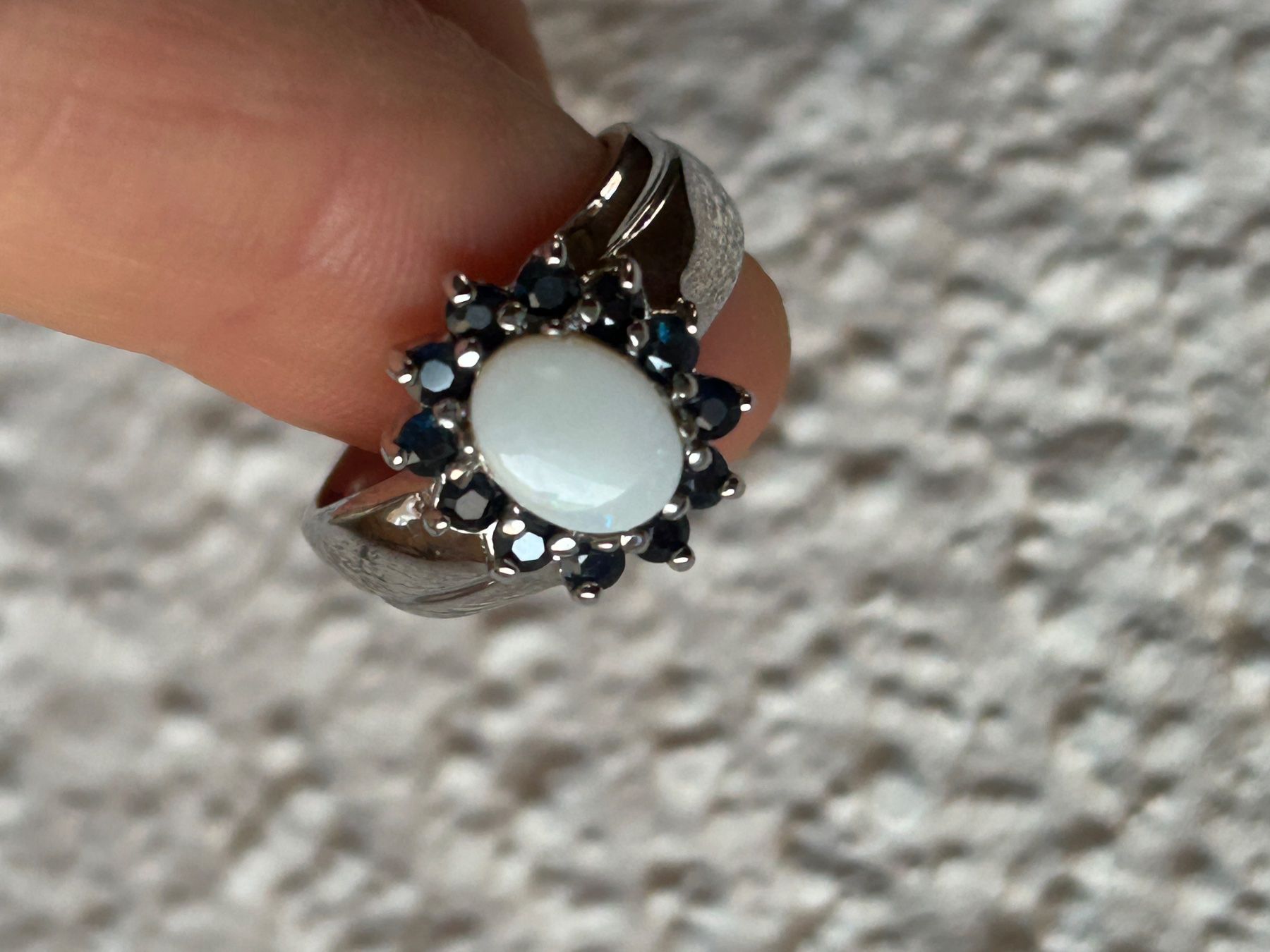 Anelli: Silberring Opal & Gr. 53 (Topaz) – Usato da Dittingen venduto da Bijoubelle 4