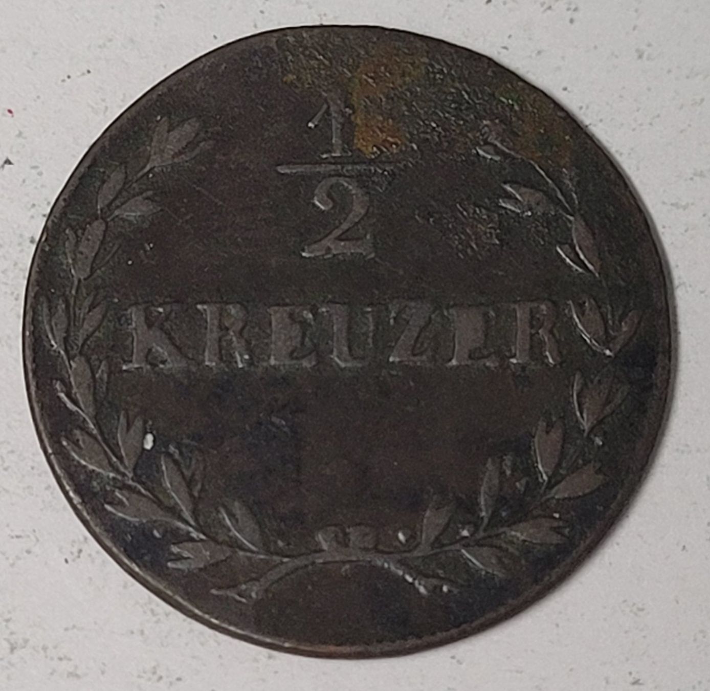 Tutti le monete: 1/2 KREUZER / BADEN 1825 – Usato da Mumpf venduto da antonio_schweiz_961