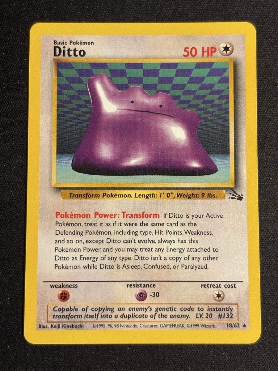 Pokémon Carte collezionabili: Ditto - Fossile - ENG 🇬🇧 – Usato da Lausanne venduto da Kidox