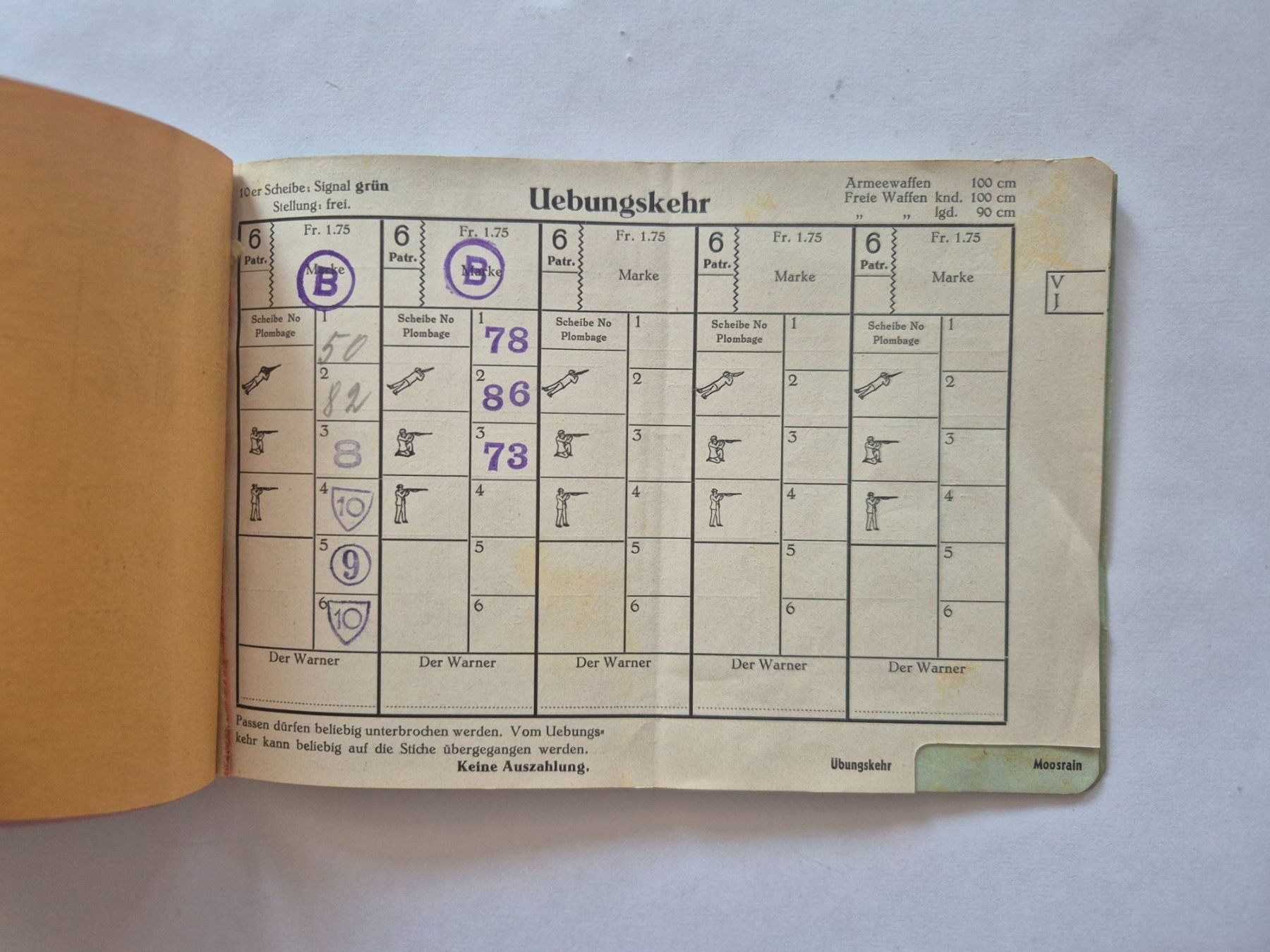 Documenti: Oberaargau Landesschiessen Herzogenbuchsee 1938 – Usato da Langendorf venduto da zvonu161 5