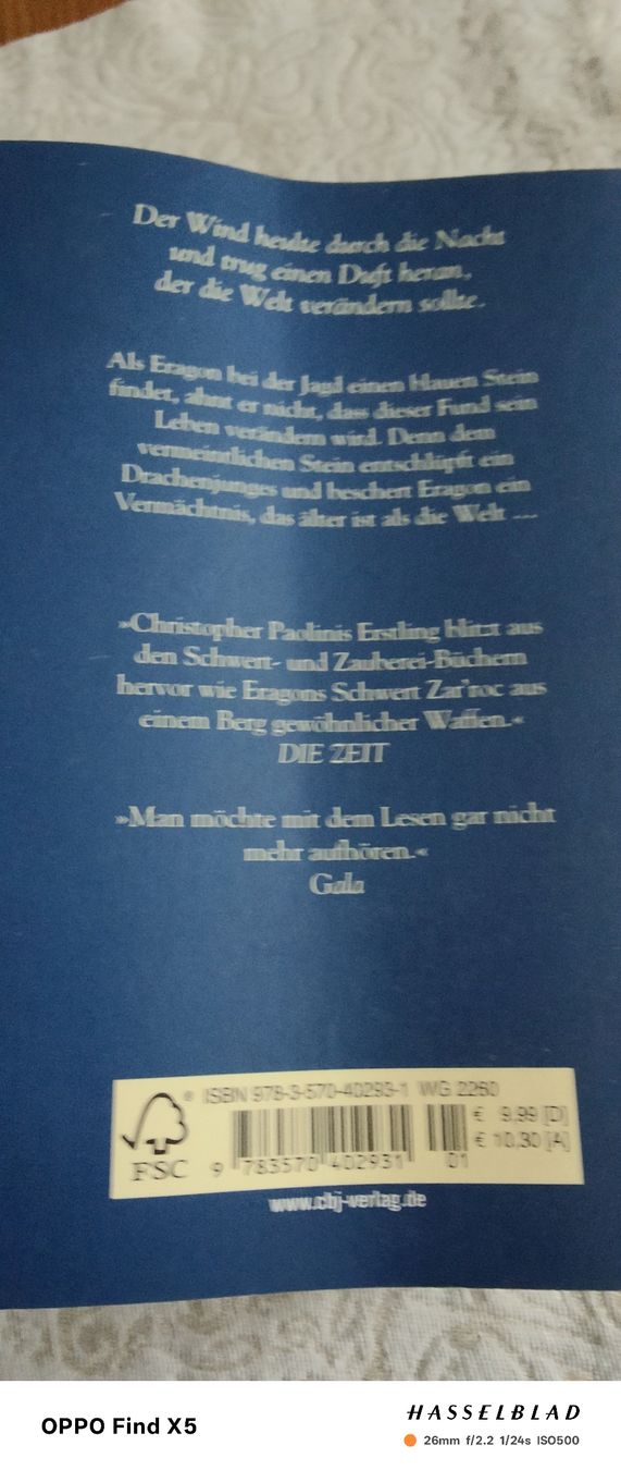 Bücher: Eragon – Gebraucht aus Volken von katz5 2