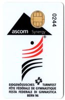 Ascom Synergy Telefonkarte Eidgenössisches Turnfest Bern 96