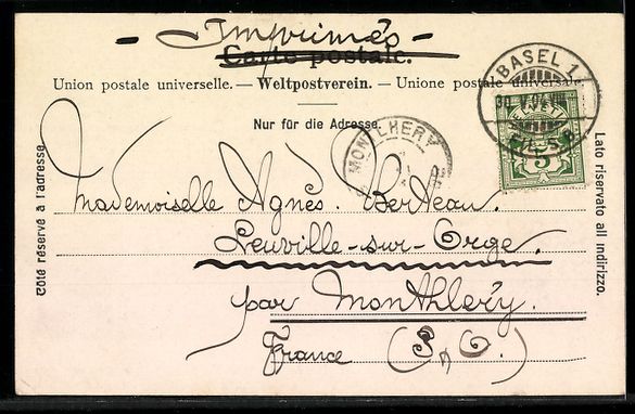 Cartoline postali: AK Avenches, Ruine Romaine, Cigognier – Usato da Berlin venduto da bartko-reher 1