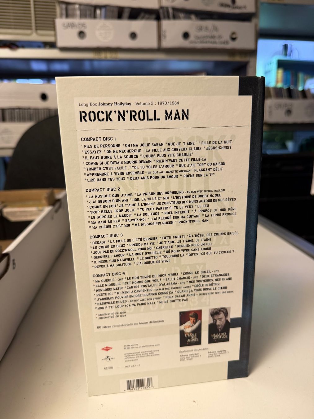 CD: Johnny Hallyday - Rock 'N' Roll Man - Box Set - HD23B – Usato da Küsnacht ZH venduto da swisssales.net 1