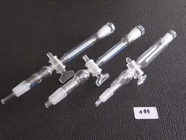 3 x Tropftrichter 10ml mit Druckausgleich Labor