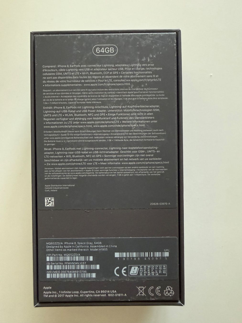 Apple Telefoni cellulari / Smartphones: iPhone 8 schwarz 64GB guter Zustand – Usato da Gachnang venduto da Recto118 2