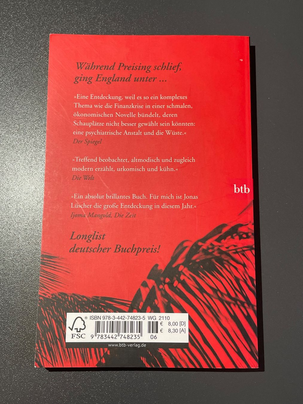 Libri: Frühling Der Barbaren  Jonas Lüscher – Usato da Chamoson venduto da daleva0204 1