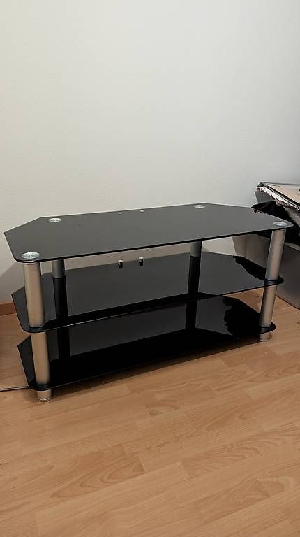 Mobili TV: TV Möbel - Glas Schwarz – Usato da Birmenstorf AG venduto da san_7w9c