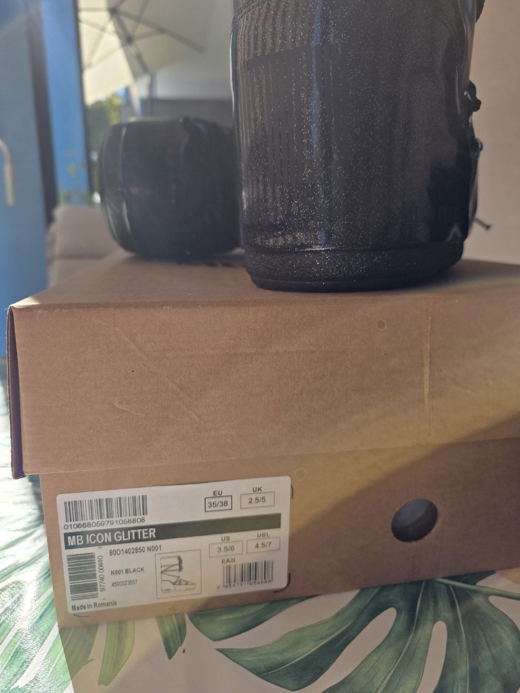 Moon Boot Scarpe da donna: MOON BOOT noire paillettée – Nuovo e nell'imballaggio originale da Yverdon-les-Bains venduto da enzine 2