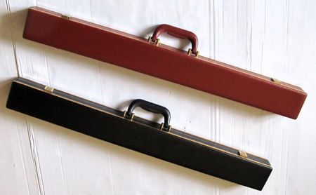 Billard Queue-Koffer Case Kunstleder-Sperrholz Koffer NEU