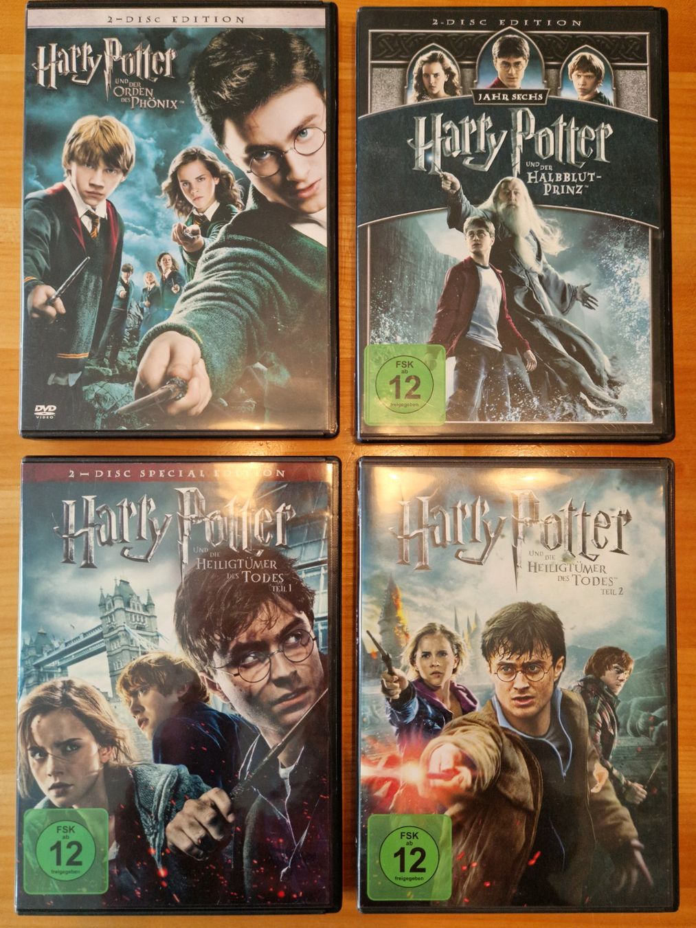 Tous les DVDs: 8 DVD Harry Potter Sammlung komplett – D'occasion à Dübendorf par Marcel69 1