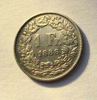 1886 1 Franken ss+