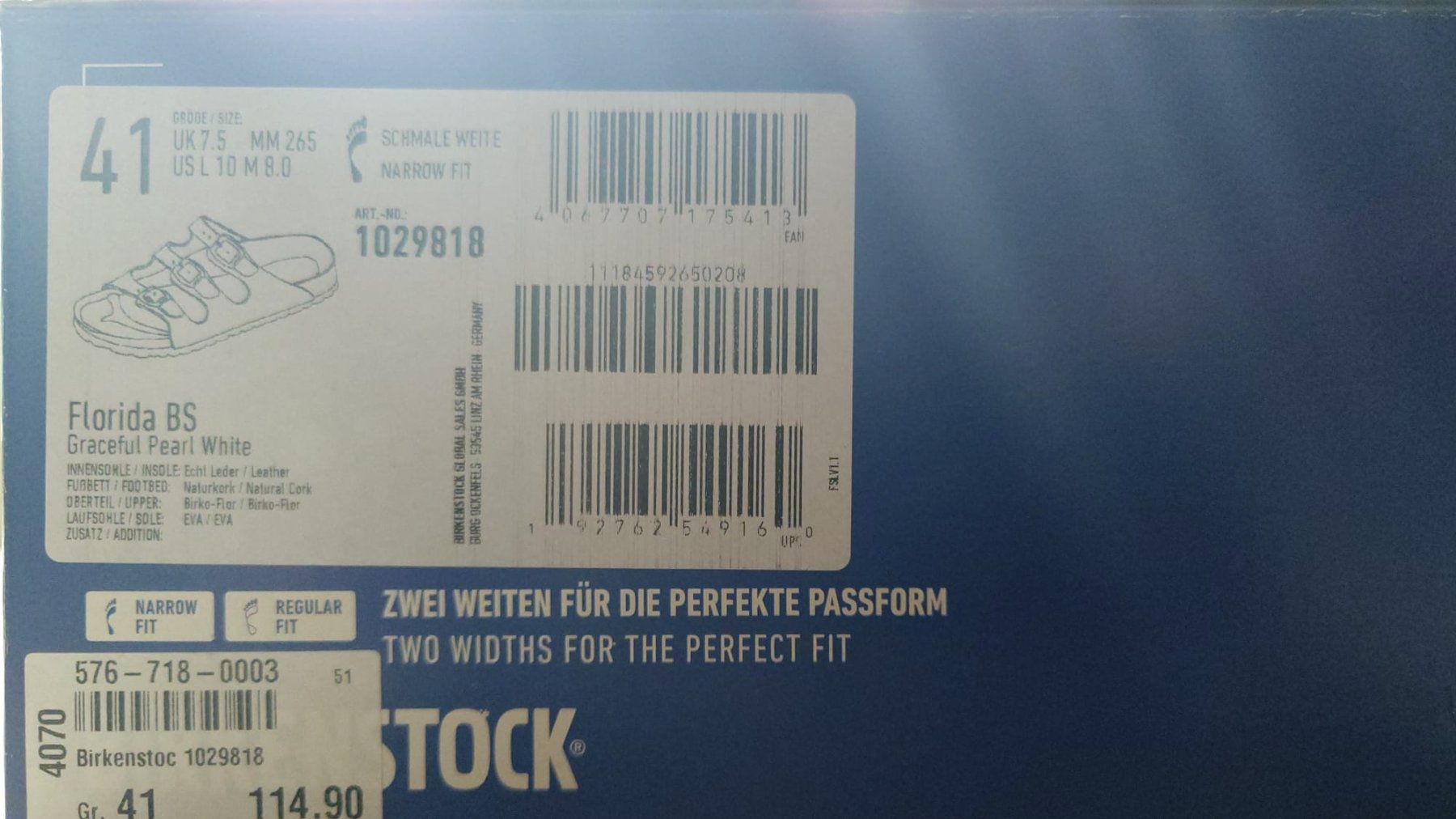 Birkenstock Scarpe da donna: Birkenstock Florida BS, Grösse 41 – Nuovo e nell'imballaggio originale da Riehen venduto da markstre11 3
