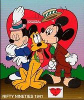 Block "Walt Disney. Micky Maus". Dominica.