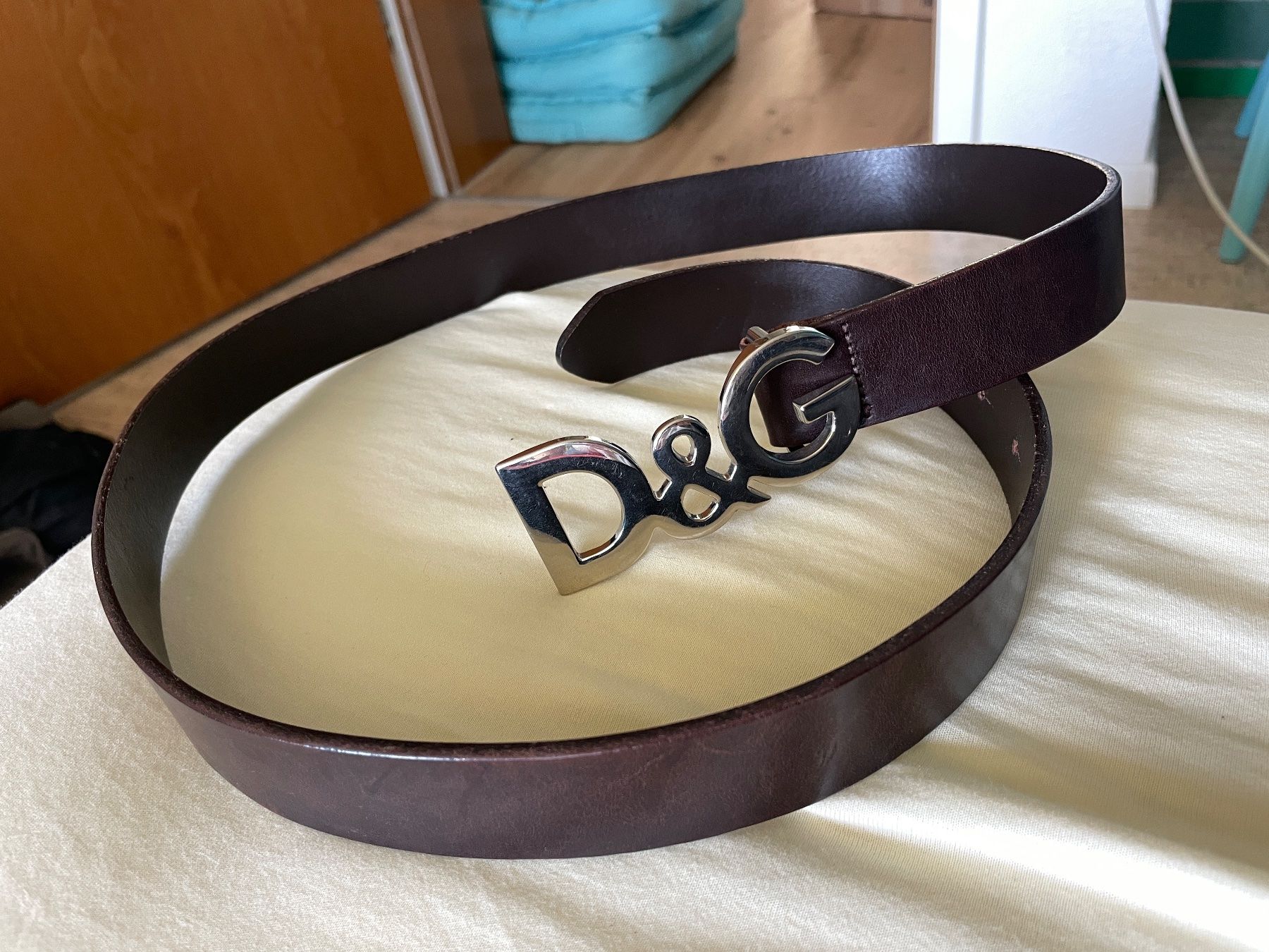 Dolce & Gabbana Cinture: D&G Guertel, Leder, Braun, 95 – Usato da Volketswil venduto da n_r_5gdf