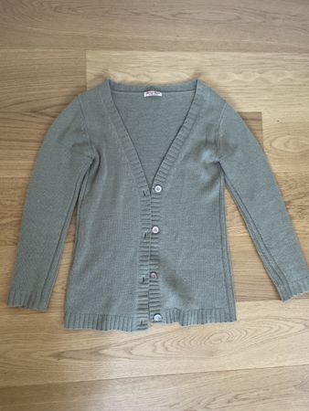 Cashmere Cardigan olive