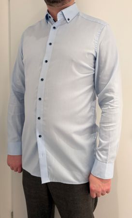Hemd Olymp 42 Luxor Modern Fit hellblau Ext. langer Arm 69