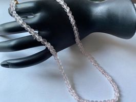 Kette, Rosenquarz, Länge 40cm (10)