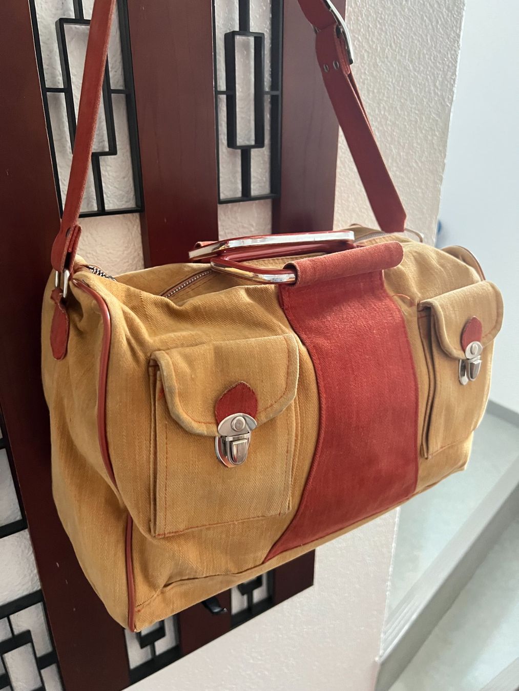Borse da donna: Vintage Handtasche - Canvas – Usato da Walzenhausen venduto da stilvollwohnen 8