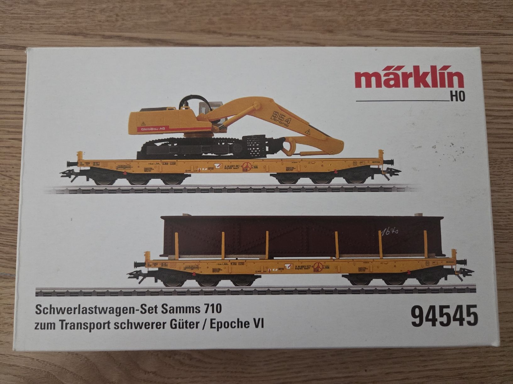 Märklin Modellini di ferrovie: Märklin 94545 Schwerlastwagen Set Samms 710 – Nuovo (secondo la descrizione) da Berikon venduto da Jocyalga