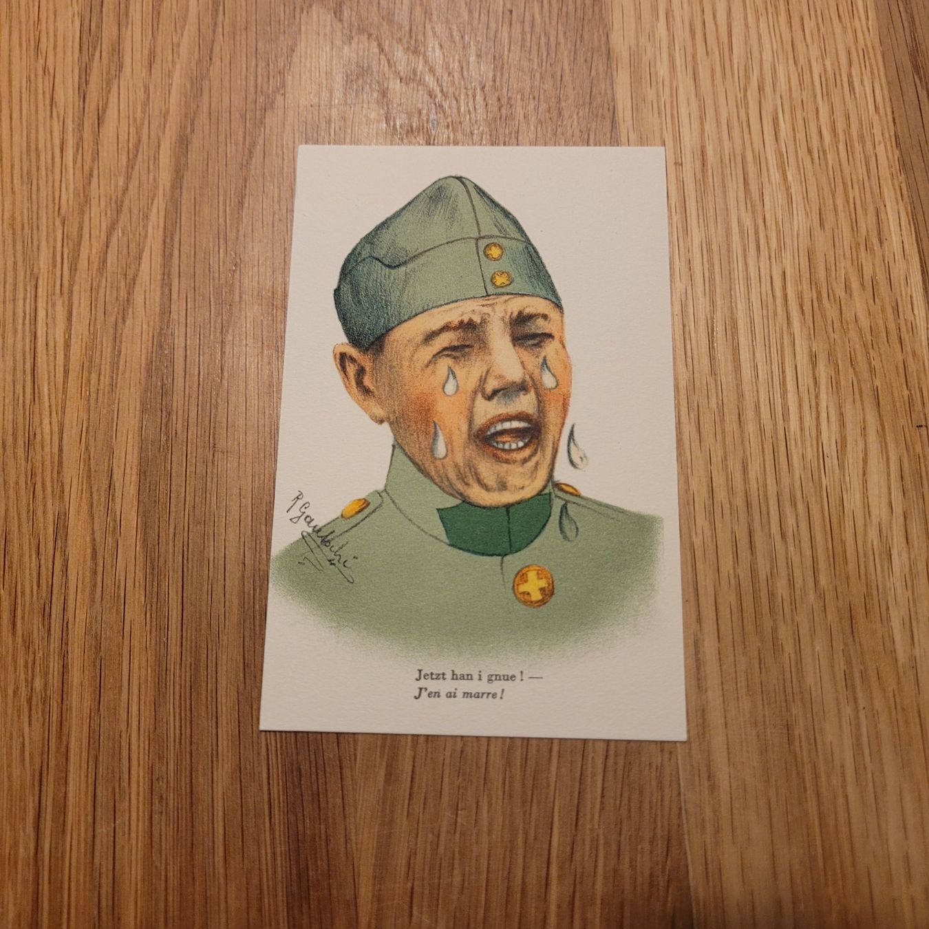 Cartoline postali: Carte Postale AK Militär – Usato da Biel/Bienne venduto da Destockweb