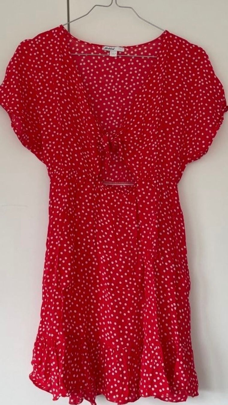 Vestiti: Rotes Minikleid mit Pünktchen, Subdued – Nuovo (secondo la descrizione) da Pfungen venduto da jubel80 1