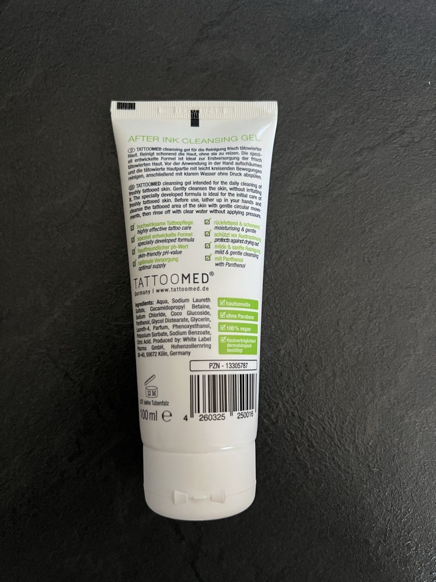 Duschen: Tattoomed After Ink Cleansing Gel 100 ml – Gebraucht aus Brislach von ale_t9y7 1