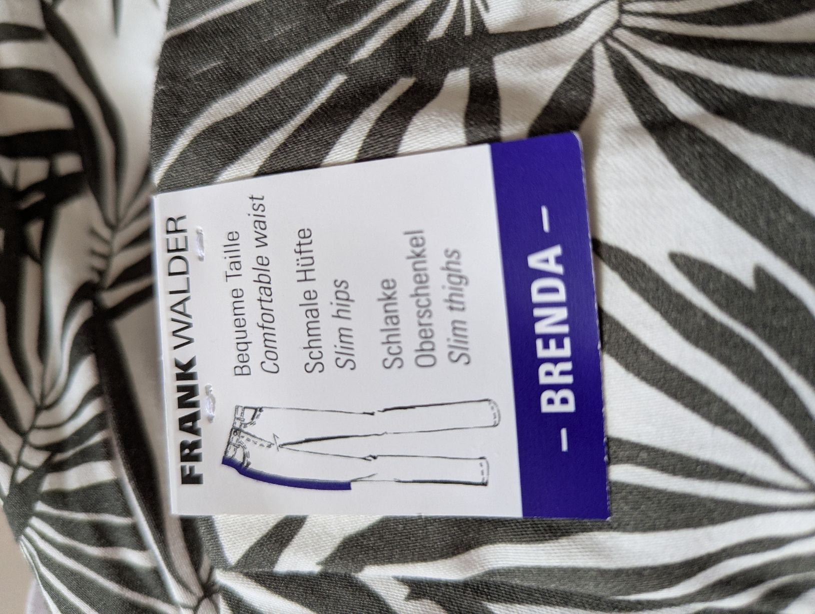 Pantaloni: Hose Sommer Frank Walder 44 – Nuovo e nell'imballaggio originale da Bettlach venduto da Costmiri 3