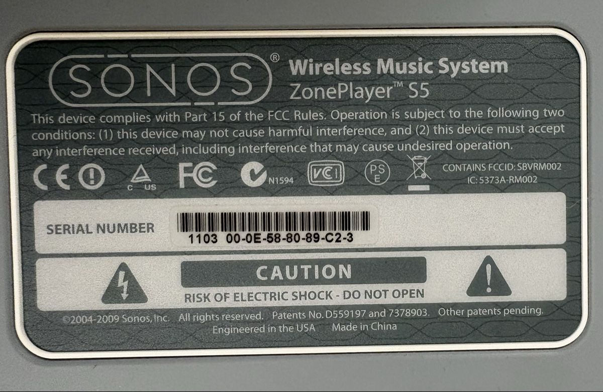 Sonos Casse acustiche: SONOS S5 ZonePlayer ab Fr. 1.- – Usato da Perlen venduto da S0nG0ku 1
