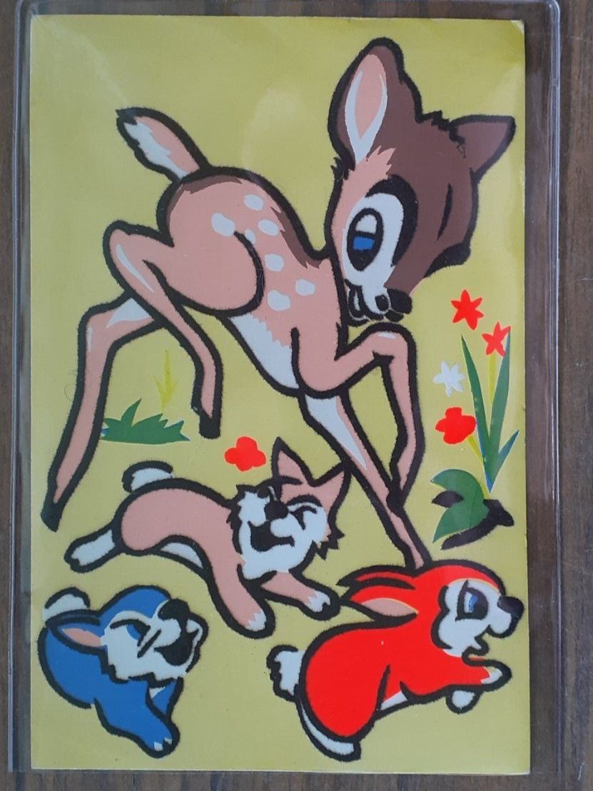 Cartoline postali: Ansichtskarte Bambi Disney 1950er – Usato da Mörschwil venduto da lindaswunderkiste