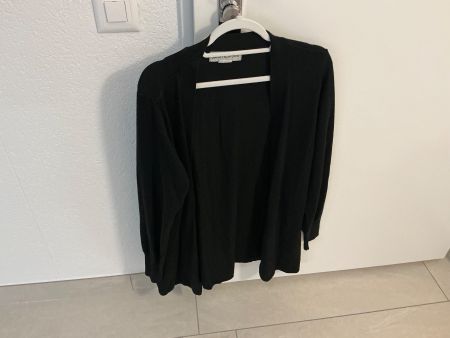 Schwarze Strickjacke, Cardigan, Grösse 40/42