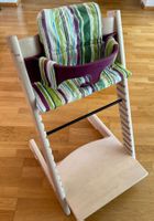 Tripp Trapp mit Sitzverkleinerer und Sitzkissen