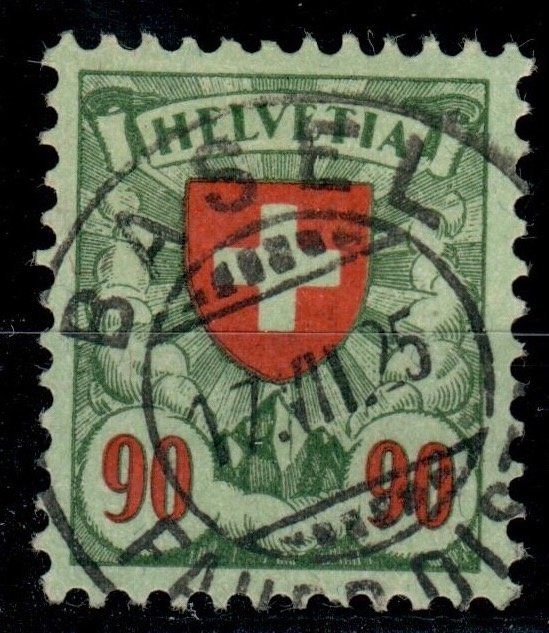 Tutti i francobolli: CH - Wappenmuster - SBK Nr. 163 - Basel – Usato da Rombach venduto da VENTIS-Auktionen