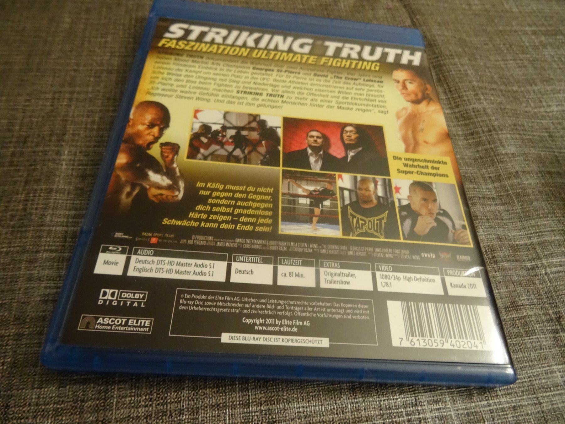 Alle DVDs: Blu-ray Ultimate Fighting Striking Truth – Gebraucht aus Olten von Disc-Verkauf 2