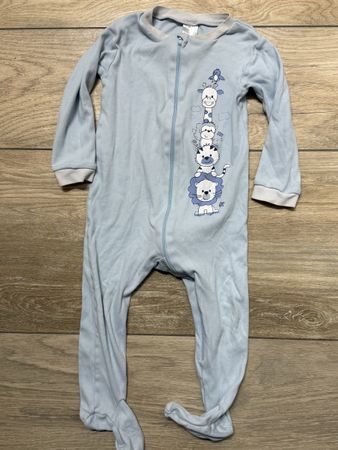 Pyjama mit Reißverschluss für Jungen, Größe 86/92 🦊