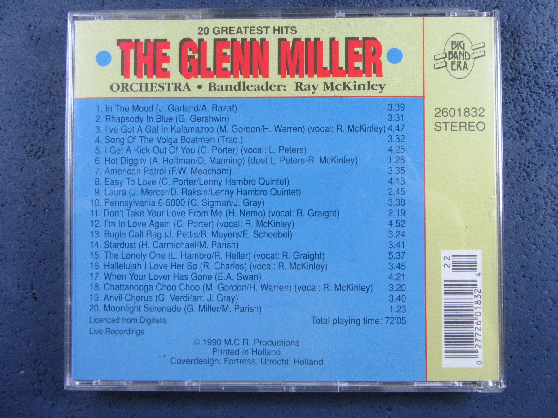 CD: GLENN MILLER ORCHESTRA 20 GRATEST HITS CD – Usato da Ettingen venduto da Hausi4711 1