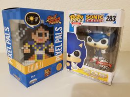 Sonic Figur + Chun Li LED