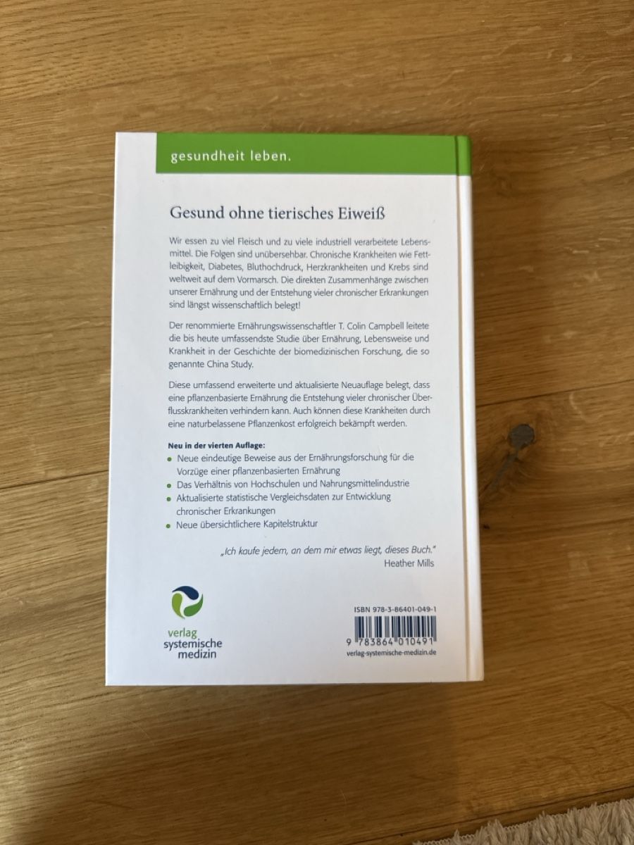 Libri: China Study Buch Pflanzenbasierte Ernährung Top Zustand – Nuovo (secondo la descrizione) da Zürich venduto da pri_c2jq 1