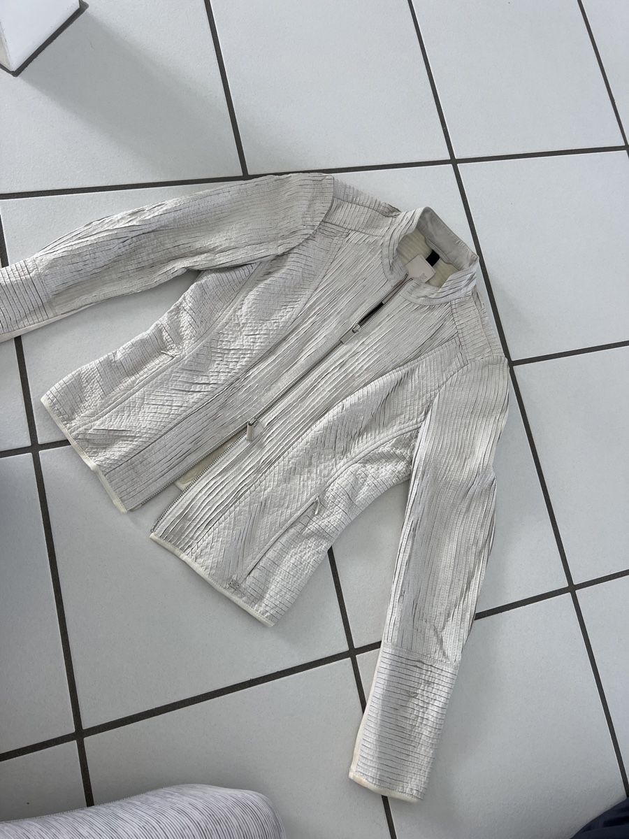 Giacche: Weisse Lederjacke Milestone Gr. 38 beige – Usato da Oberuzwil venduto da DanaB01 3