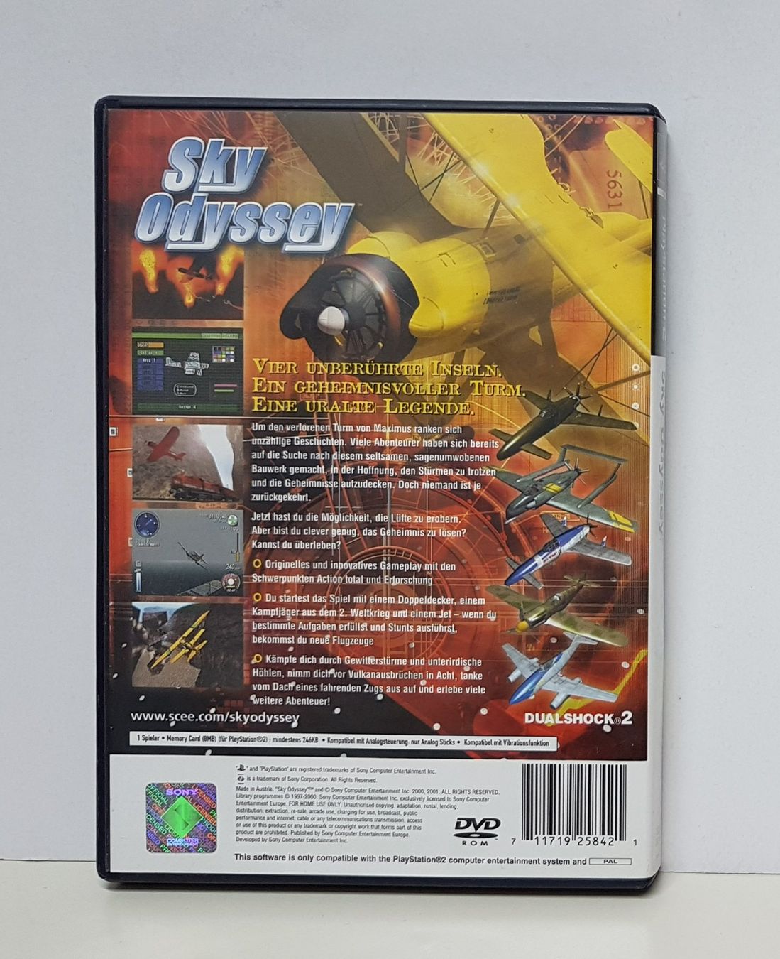 Sony Spiele: Sky Odyssey  Doppeldecker und Kampfjäger  PS2 – Gebraucht aus Schüpfheim von Games_Spielkonsolen 3
