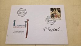 2011 FDC Künstler mit Handicap mit Unterschrift