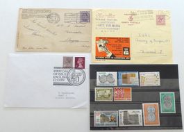 Benelux postfrische Einzelmarken und Motivbelege