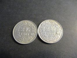 2 x 2.-Fr 1960-61  Superbes pièces Superbe qualité Top